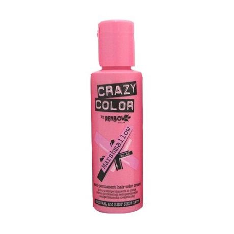 Краситель прямого действия Crazy Color Semi-Permanent Hair Color Cream Marshmallow 64, 100 мл