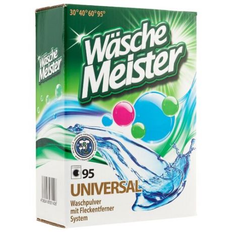 Стиральный порошок WascheMeister Universal универсальный 7.875 кг картонная пачка