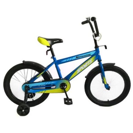 Детский велосипед Navigator Sports (ВН18123) синий 10.5" (требует финальной сборки)