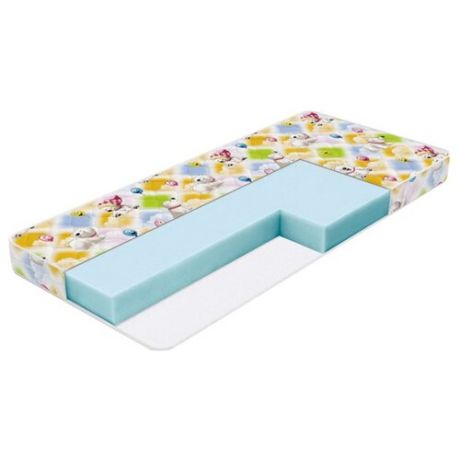 Матрас детский Орматек Kids Soft 120x200 белый/голубой/желтый