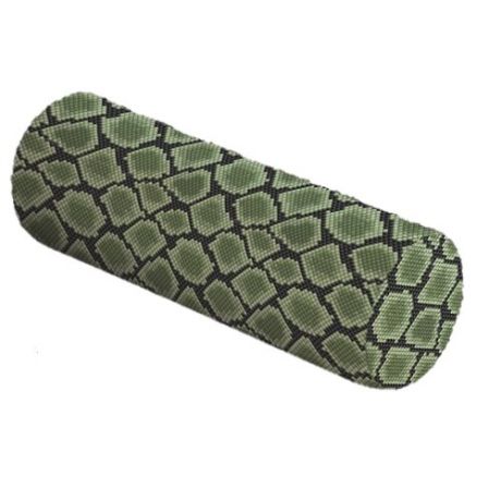 Подушка декоративная JoyArty Змеиная чешуя, 45 х 16 см (pcu_51584) зеленый/серый