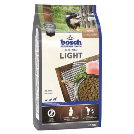 Сухой корм для собак Bosch Light 1 кг