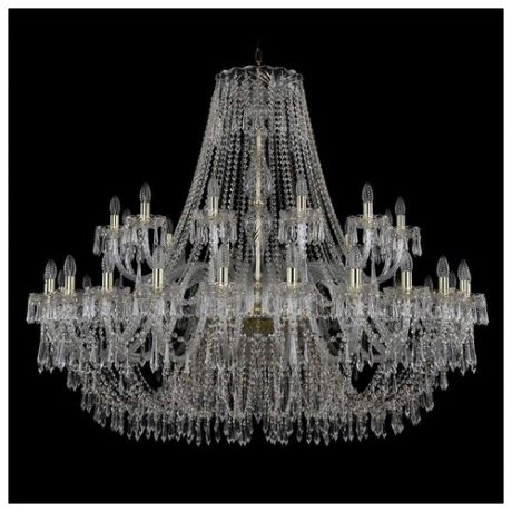 Люстра Bohemia Ivele Crystal 1403 1403/24+12/530/G, E14, 1440 Вт