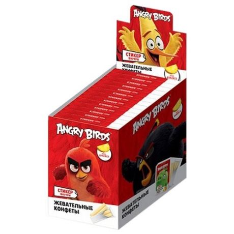 Жевательные конфеты Конфитрейд ANGRY BIRDS MOVIE в конверте со вкусом ананаса 24 шт.