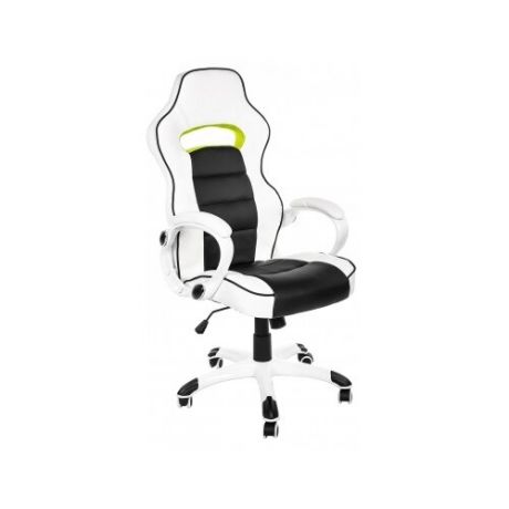 Компьютерное кресло Woodville Lider офисное, обивка: искусственная кожа, цвет: черно-белый