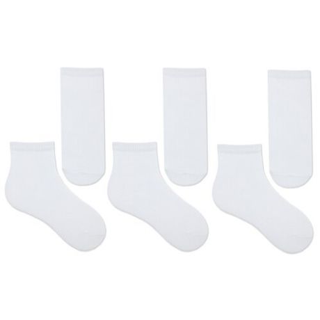 Носки НАШЕ комплект 3 пары размер 20 (18-20), белый