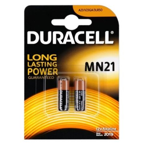 Батарейка Duracell MN21 2 шт блистер