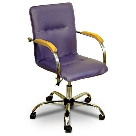 Компьютерное кресло Креслов Самба КВ-10-120110 офисное, обивка: искусственная кожа, цвет: фиолетовый