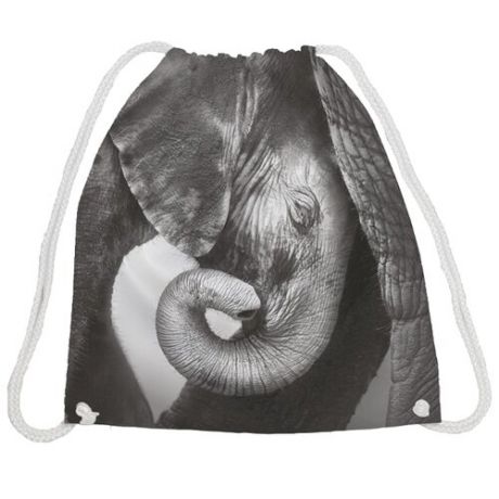 JoyArty Сумка-рюкзак Слоновая нежность (bpa_12636) серый