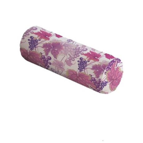 Подушка декоративная JoyArty Сочный виноград, 45 х 16 см (pcu_21614) белый/фиолетовый/розовый