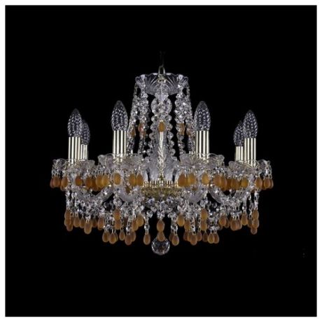 Люстра Bohemia Ivele Crystal 1410 1410/8/160/G/V1003, E14, 320 Вт