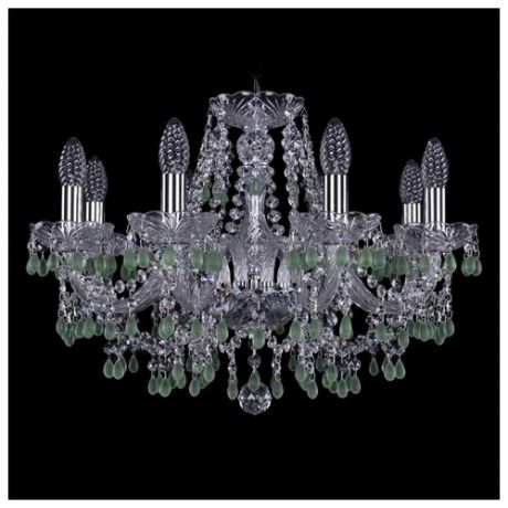 Люстра Bohemia Ivele Crystal 1410 1410/8/195/Ni/V5001, E14, 320 Вт
