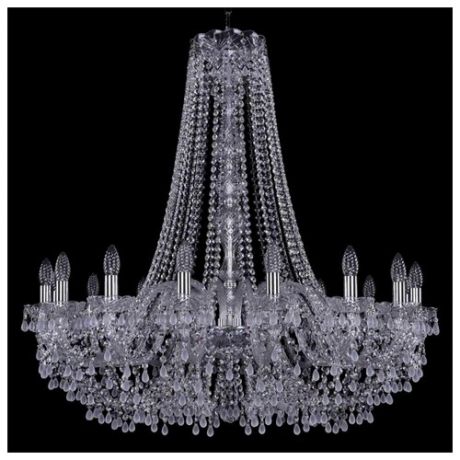 Люстра Bohemia Ivele Crystal 1410/16/360/h-95/Ni/V0300, E14, 640 Вт