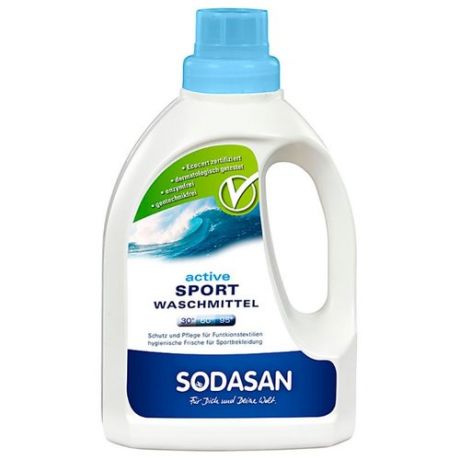 Жидкость SODASAN для спортивной одежды, 0.75 л, бутылка