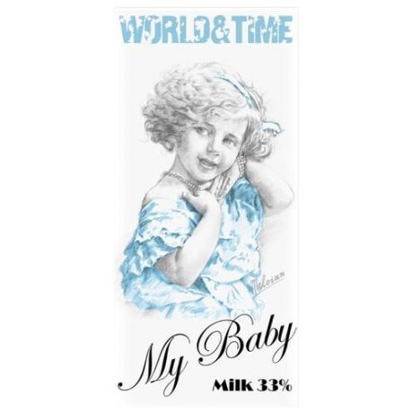 Шоколад World&Time My Baby молочный, 100 г
