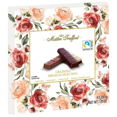 Шоколад Maitre Truffout Grazioso Premium Selection, порционный, 200 г