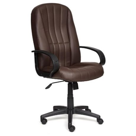 Компьютерное кресло TetChair CH 833 для руководителя, обивка: искусственная кожа, цвет: коричневый 36-36