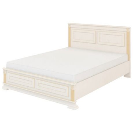 Кровать Мебель-Неман Афина двуспальная, размер (ДхШ): 210.4х170.6 см, спальное место (ДхШ): 200х160 см, каркас: ЛДСП, цвет: крем