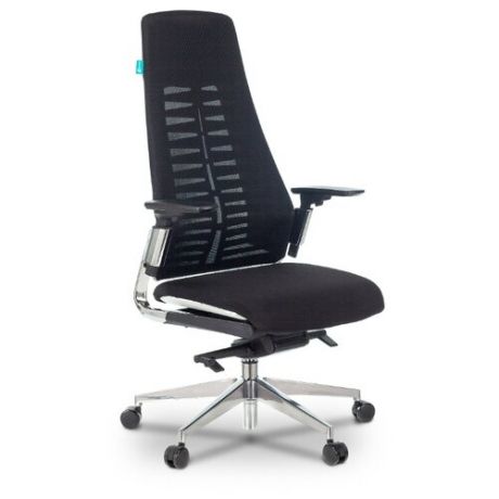 Компьютерное кресло Бюрократ Dali для руководителя, обивка: текстиль, цвет: черный
