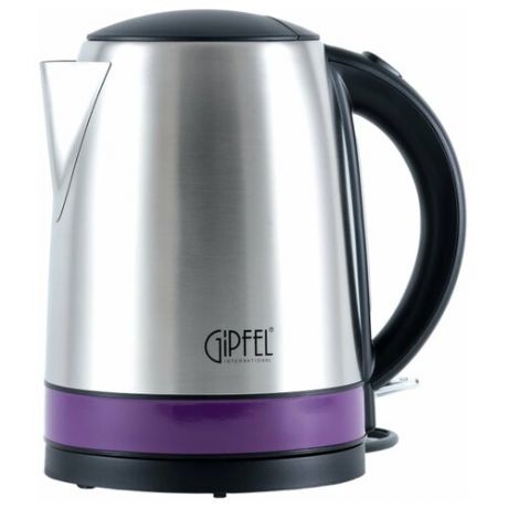 Чайник GIPFEL 2007, серебристый/фиолетовый
