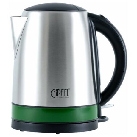 Чайник GIPFEL 2005, серебристый/зеленый