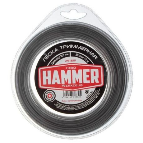Леска Hammer 216-829 2 мм 15 м