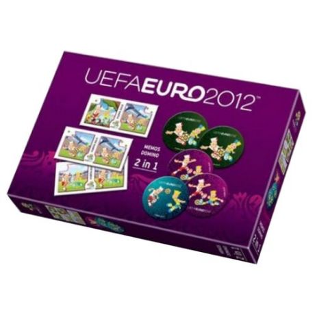 Настольная игра Trefl Мемо и домино Евро 2012