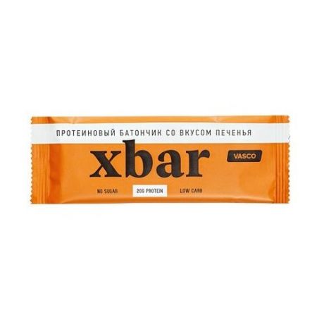 Протеиновый батончик VASCO Xbar со вкусом печенья, 60 г