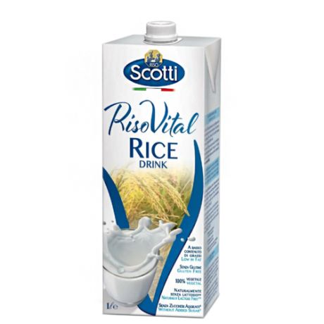 Рисовый напиток Riso Scotti RisoVital 0.9%, 1 л