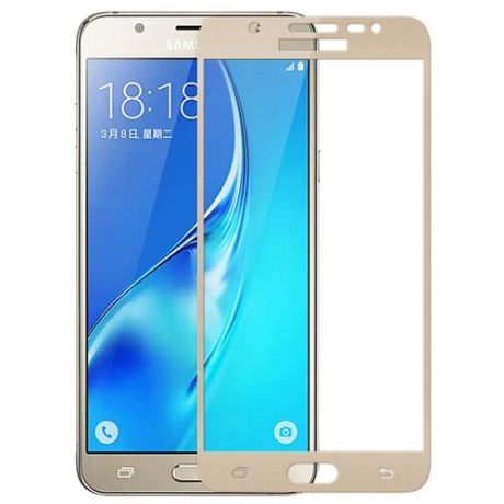 Защитное стекло UVOO Full Screen для Samsung Galaxy J5 Prime золотистый