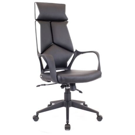 Компьютерное кресло Everprof Trio Black T офисное, обивка: искусственная кожа, цвет: черный/белый