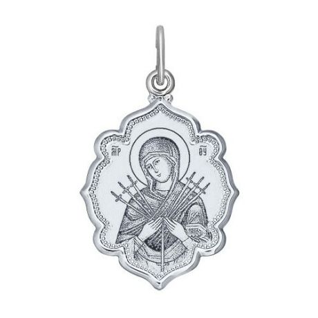 SOKOLOV Иконка из серебра «Божья Матерь Семистрельная» 94100221