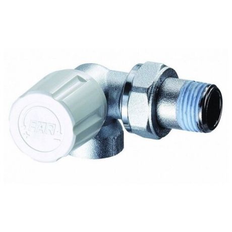 Запорный клапан FAR FT 1627 муфтовый (ВР/НР), латунь, для радиаторов Ду 15 (1/2")