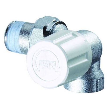 Запорный клапан FAR FT 1626 муфтовый (ВР/НР), латунь, для радиаторов Ду 15 (1/2")