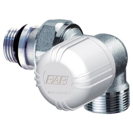 Запорный клапан FAR FT 1616 муфтовый (НР/НР), латунь, для радиаторов Ду 15 (1/2")