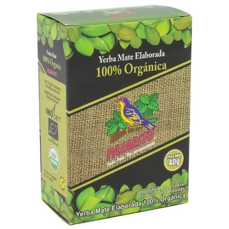 Чай травяной Pajarito Yerba mate Organica, 40 г
