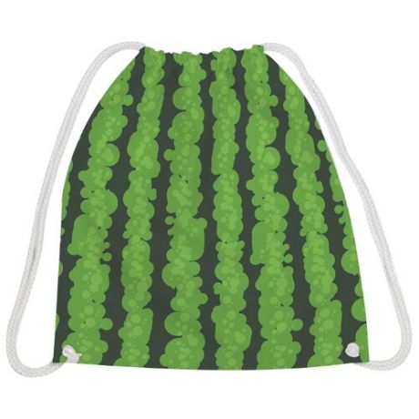 JoyArty Рюкзак-мешок Арбуз (bpa_118392) зеленый