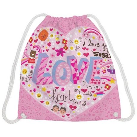 JoyArty Рюкзак-мешок Любовное многообразие (bpa_41576) розовый