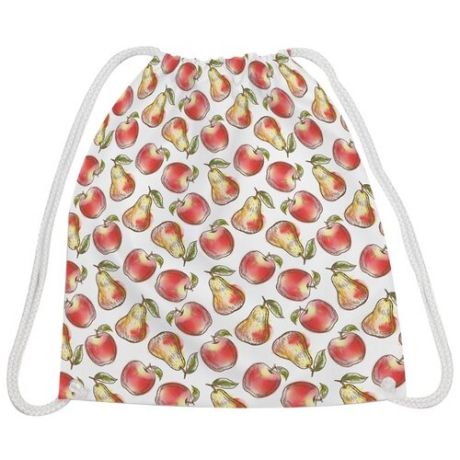 JoyArty Рюкзак-мешок Бабушкины фрукты (bpa_50769) красный