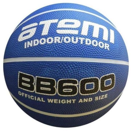 Баскетбольный мяч ATEMI BB600, р. 5 белый/синий