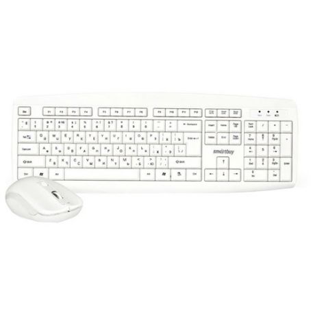 Клавиатура и мышь SmartBuy SBC-212332AG-W White USB