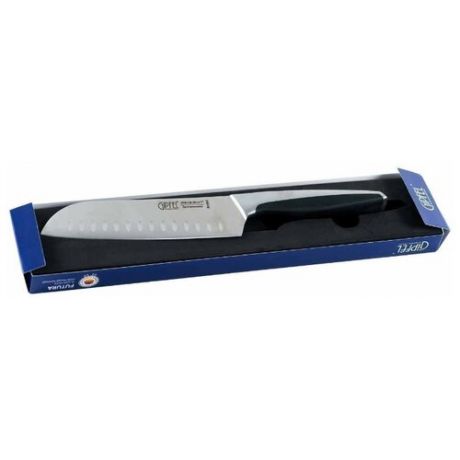 GIPFEL Нож сантоку Futura 17 см серебристый/черный