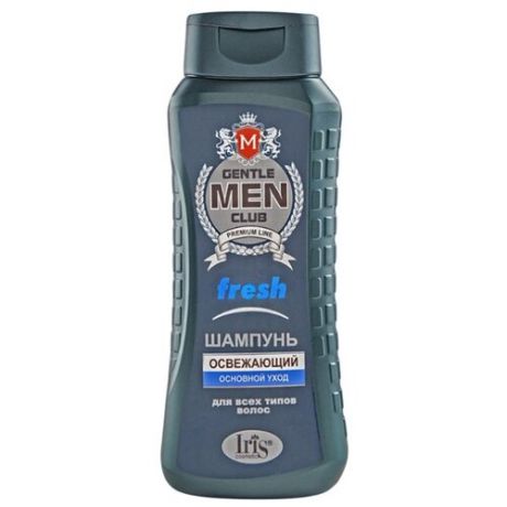 IRIS cosmetic шампунь Fresh для всех типов волос освежающий Gentle Men Club 400 мл