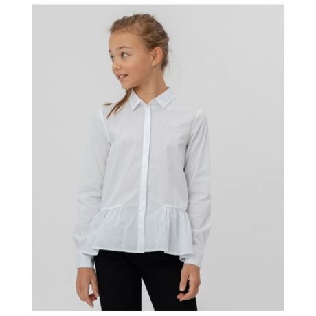 Блузка Button Blue размер 146, белый