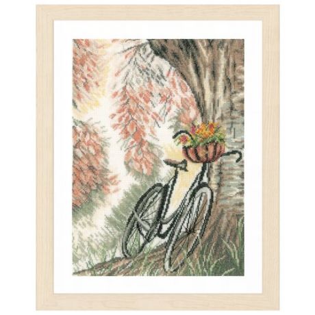 Lanarte Набор для вышивания Bike & flower basket (Велосипед и корзина с цветами) 22 х 33 см (PN-0171414)