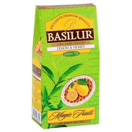 Чай зеленый Basilur Magic fruits Lemon&Honey, 100 г