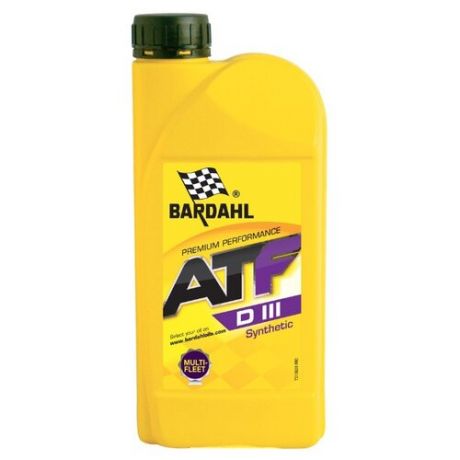 Трансмиссионное масло Bardahl ATF D III 1 л