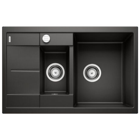 Врезная кухонная мойка 78 см Blanco Metra 6S Compact 525925 черный