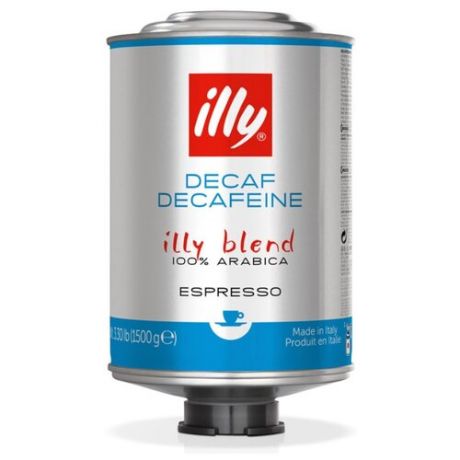 Кофе в зернах Illy Espresso Decaffeinato без кофеина, арабика, 1.5 кг