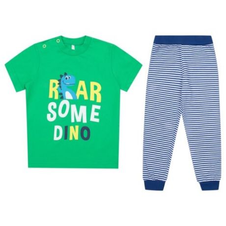 Комплект одежды Leader Kids размер 80, зеленый/синий